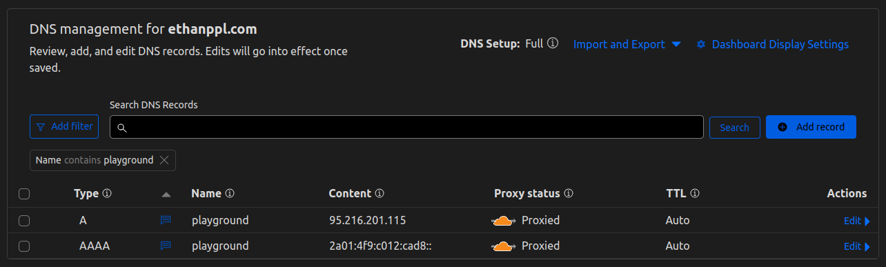 Cloudflare DNS